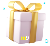 Receba seus bônus de boas-vindas no m9